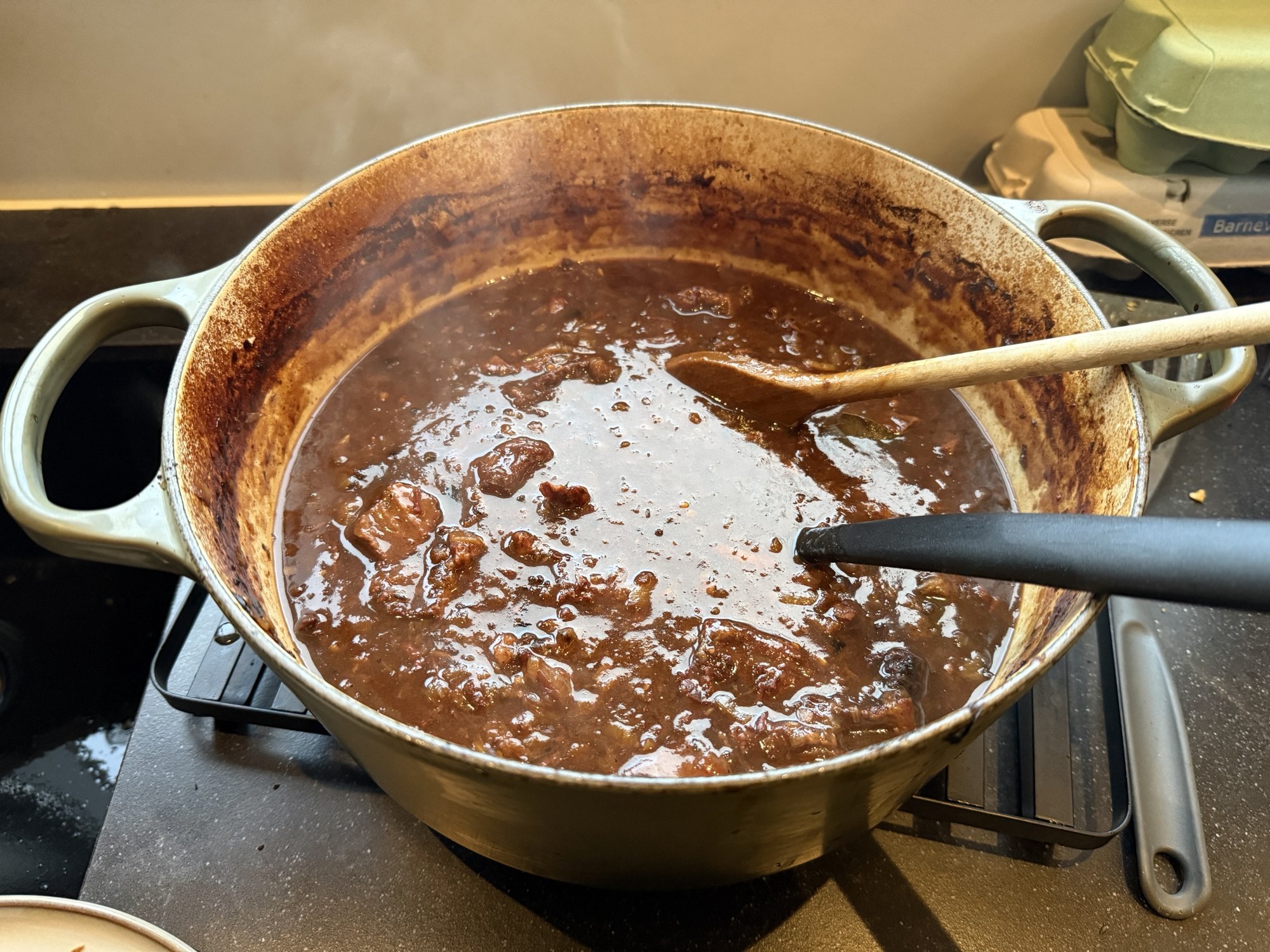 Klaar in de pan
